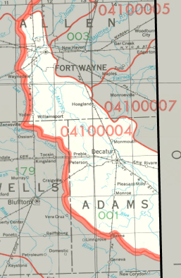 St Marys Watershed Map